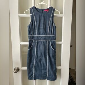 Denim Catherine Sleeveless Dress Size 4